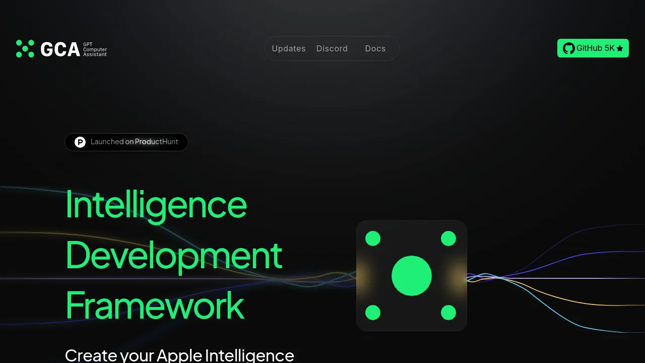 Screenshot of Upsonic website