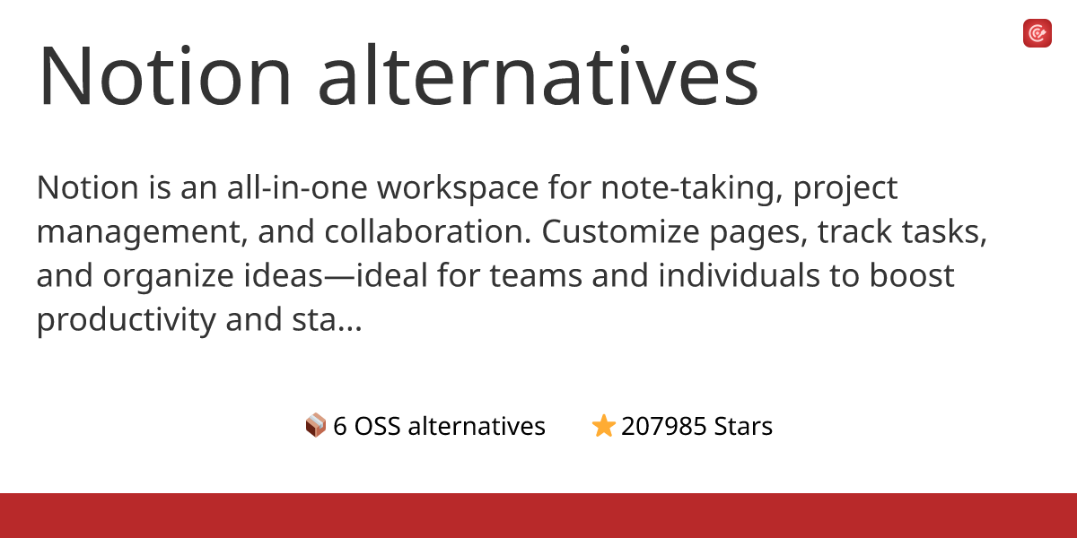 6 open source notion alternatives in 2025 opensslist